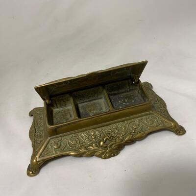 .201. Brass Stamp Box | c. 1880