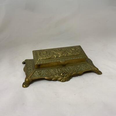 .201. Brass Stamp Box | c. 1880