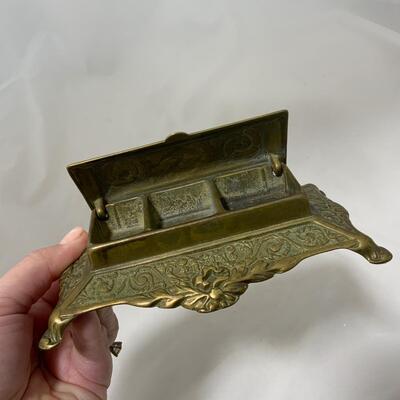 .201. Brass Stamp Box | c. 1880