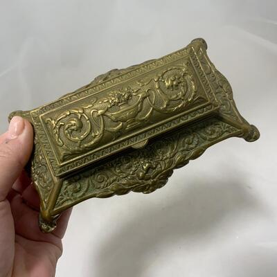 .201. Brass Stamp Box | c. 1880