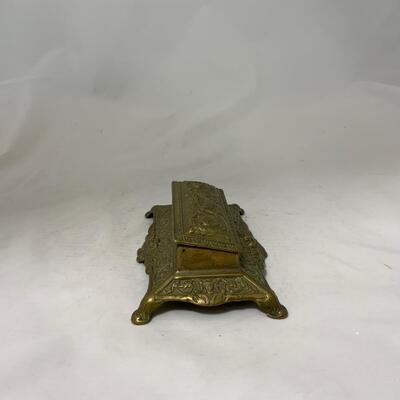 .201. Brass Stamp Box | c. 1880