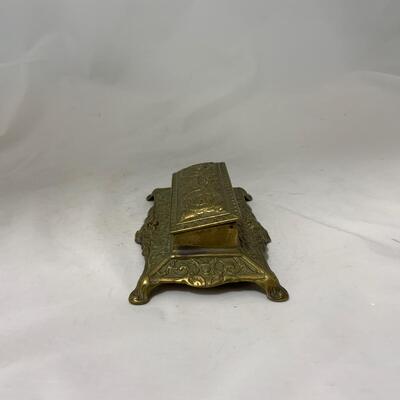 .201. Brass Stamp Box | c. 1880