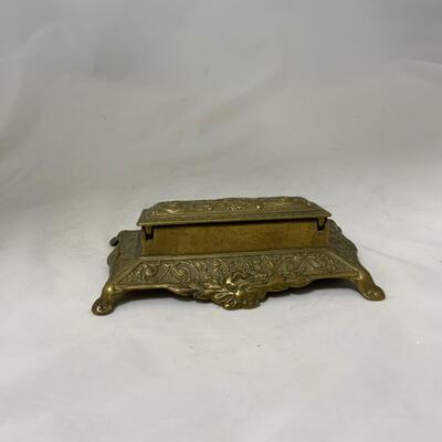 .201. Brass Stamp Box | c. 1880
