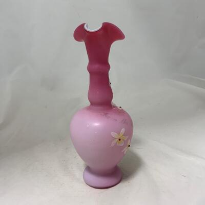 .205. Pink Satin Glass | Ewer | c. 1890