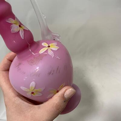 .205. Pink Satin Glass | Ewer | c. 1890