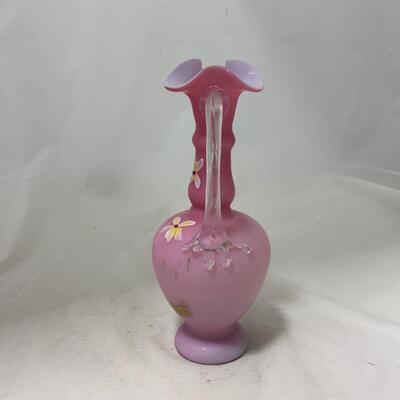 .205. Pink Satin Glass | Ewer | c. 1890