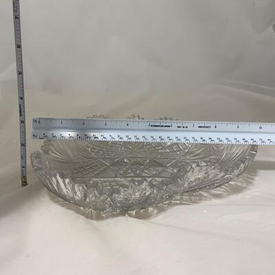 .206. Cut Glass Compote | Shallow Bowl | c. 1900