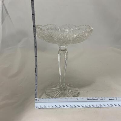 .206. Cut Glass Compote | Shallow Bowl | c. 1900