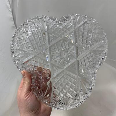 .206. Cut Glass Compote | Shallow Bowl | c. 1900