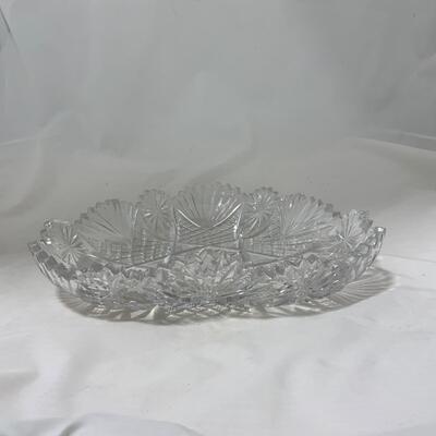 .206. Cut Glass Compote | Shallow Bowl | c. 1900