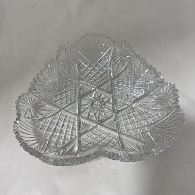 .206. Cut Glass Compote | Shallow Bowl | c. 1900