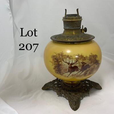 .207. Hunterâ€™s Delight | Kerosene Lamp | c. 1890