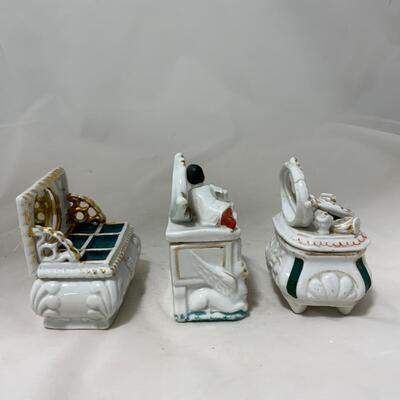 .208. Phenomenal Porcelain Trinket Dishes | c. 1860