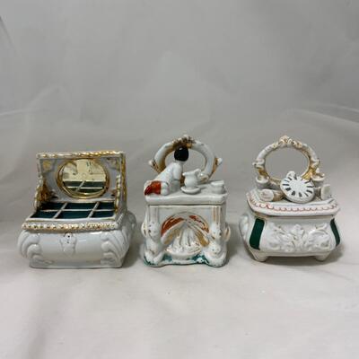 .208. Phenomenal Porcelain Trinket Dishes | c. 1860