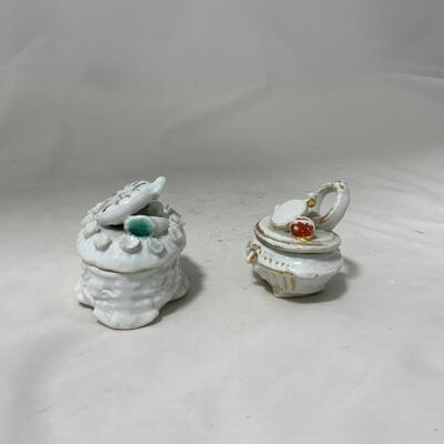 .208. Phenomenal Porcelain Trinket Dishes | c. 1860