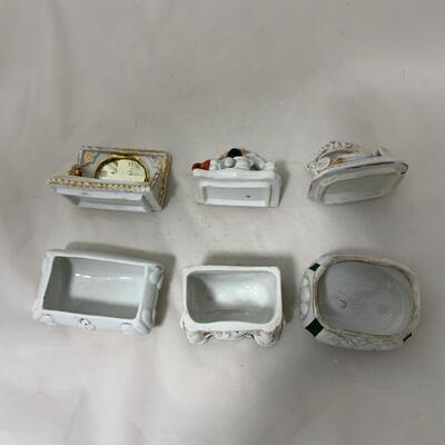 .208. Phenomenal Porcelain Trinket Dishes | c. 1860