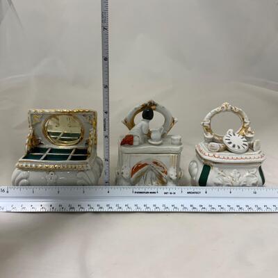 .208. Phenomenal Porcelain Trinket Dishes | c. 1860