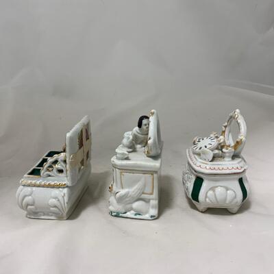 .208. Phenomenal Porcelain Trinket Dishes | c. 1860