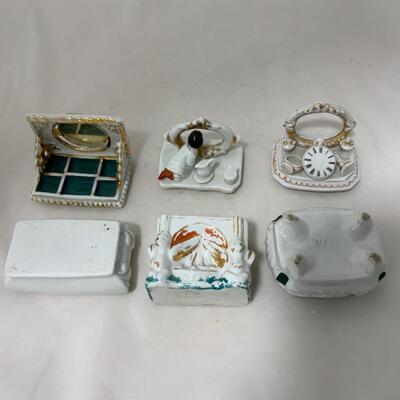 .208. Phenomenal Porcelain Trinket Dishes | c. 1860