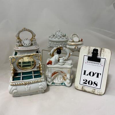 .208. Phenomenal Porcelain Trinket Dishes | c. 1860