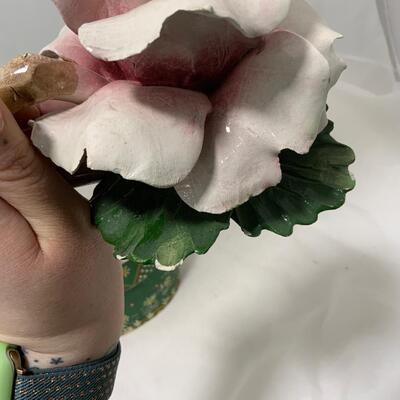 .213. Decorated Swedish Box | c. 1880 | Rose Candle Holder