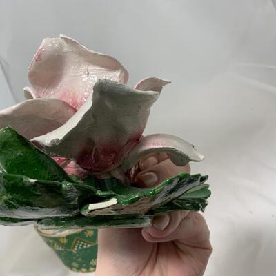 .213. Decorated Swedish Box | c. 1880 | Rose Candle Holder