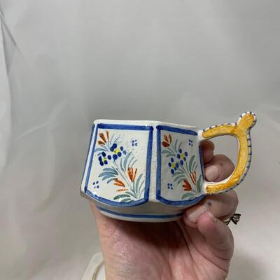.214. Quimper Plate | Cup & Saucer | c. 1900