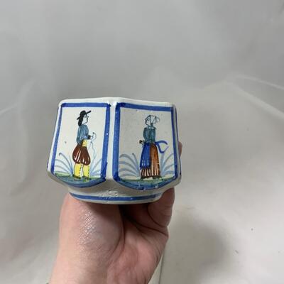 .214. Quimper Plate | Cup & Saucer | c. 1900