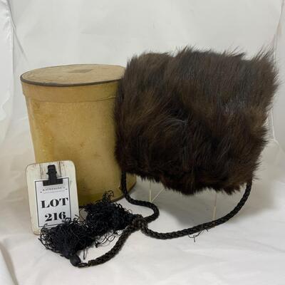 .216. Fur Muff & Tassels | c. 1880