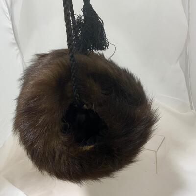 .216. Fur Muff & Tassels | c. 1880