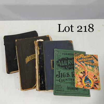 .218. Sheet Music Albums