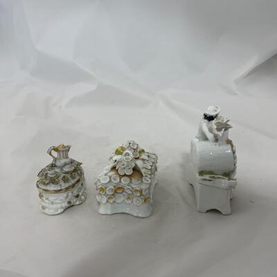 .219. Three Trinket Boxes | Ornate | c. 1860