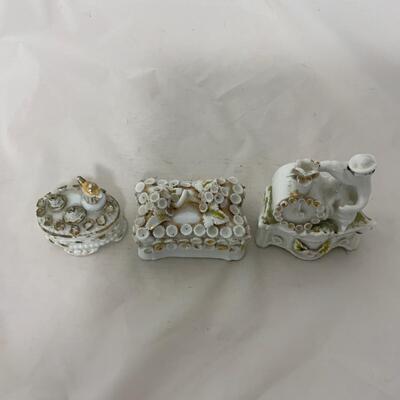 .219. Three Trinket Boxes | Ornate | c. 1860