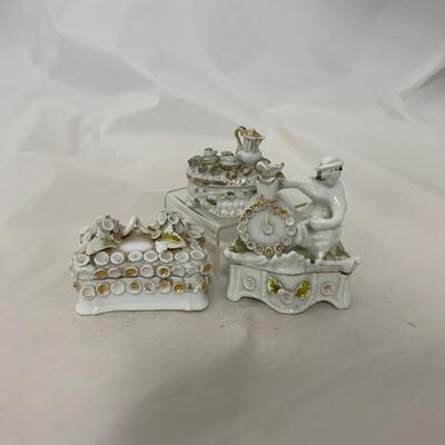 .219. Three Trinket Boxes | Ornate | c. 1860