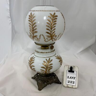 .222. GWTW Lamp | Gold Accent | c. 1890
