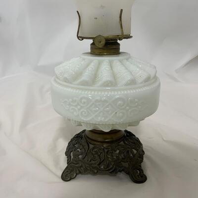 .223. Kerosene Patterned Lamp | c. 1880