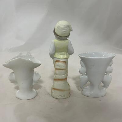 .225. Bisque Boy | Cottage Vases | c. 1870