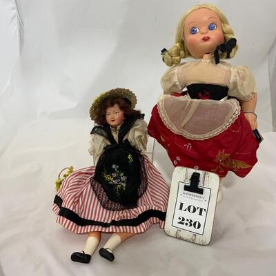 .230. Doll Duo | French Doll circa 1950