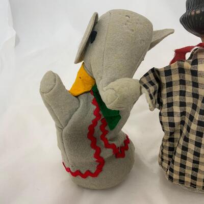 .232. Three Vintage Puppets | Peter Pan | Captain Hook | Disney