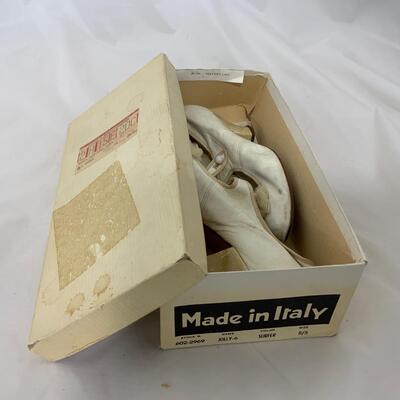 .233. Two Pairs Vintage Wedding Shoes