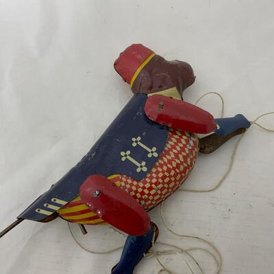 .234. Two Tin Climbing Monkeys