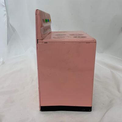 .238. Pink Wolverine Metal Stove | c. 1950