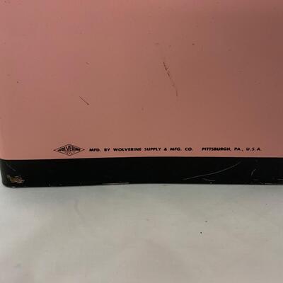 .238. Pink Wolverine Metal Stove | c. 1950