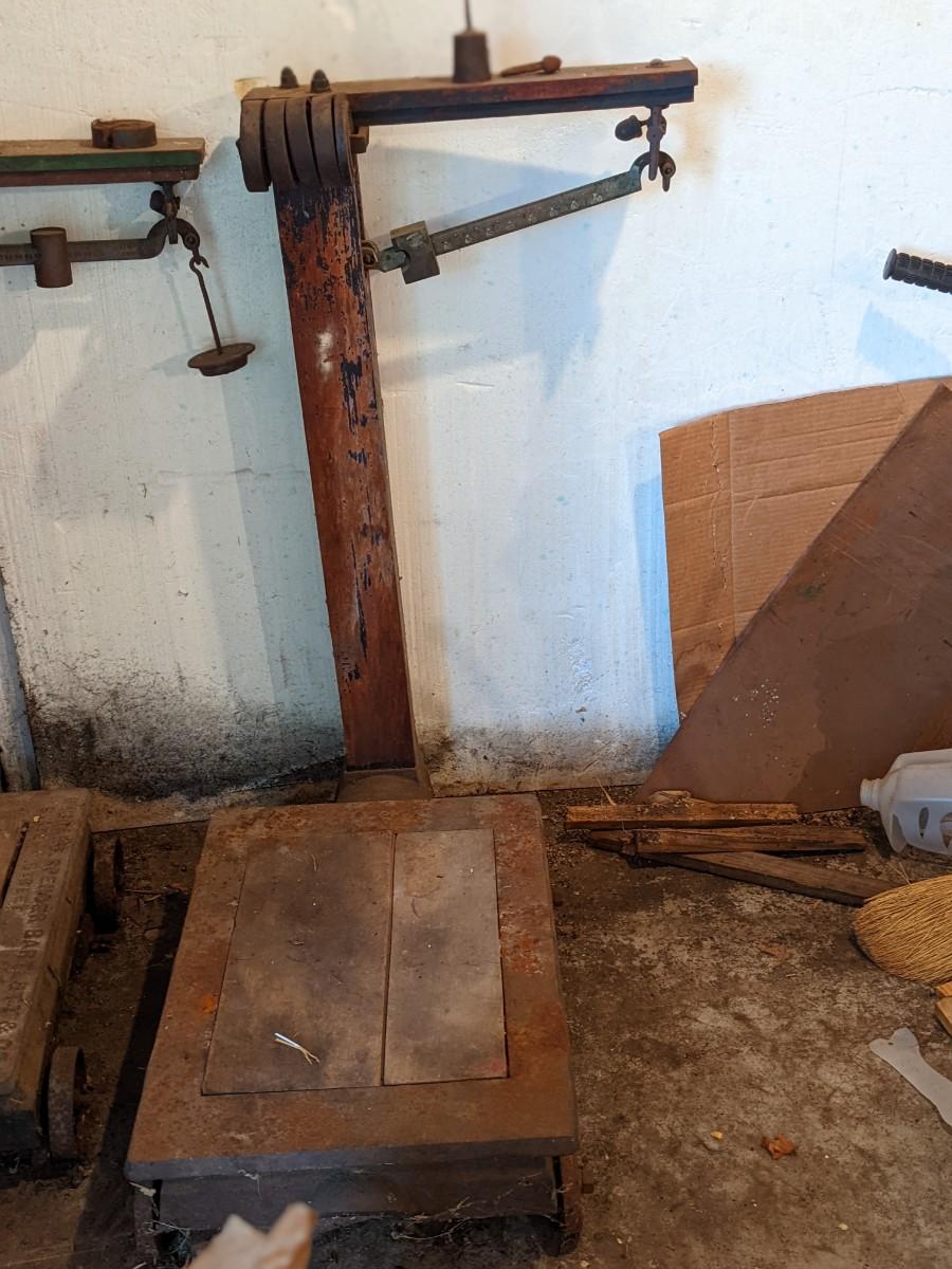 Antique Floor Scale