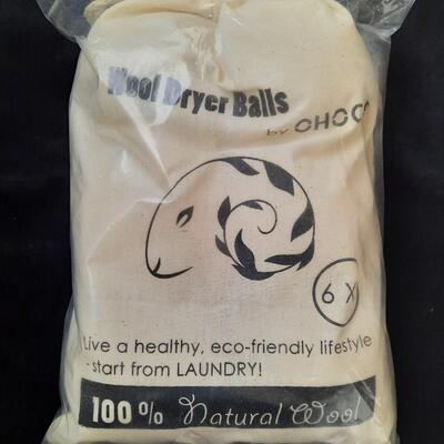 Wool Dryer Balls Pack of 6 XL New