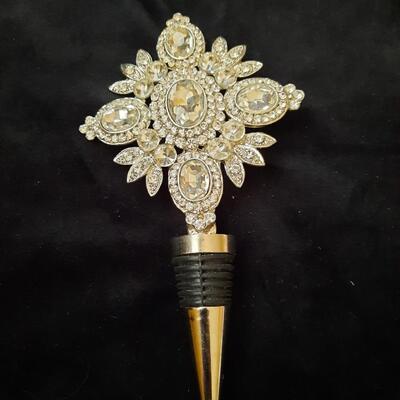 Rhinestone Wine Stopper