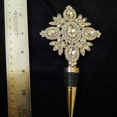 Rhinestone Wine Stopper