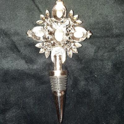 Rhinestone Wine Stopper