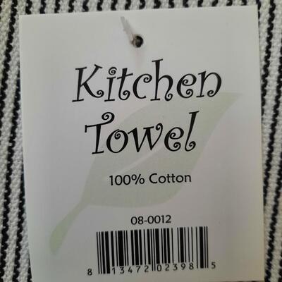 Striped 100% Cotton Kitchen Towel