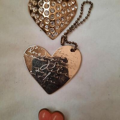 Heart Shaped Jewelry Lot of 8